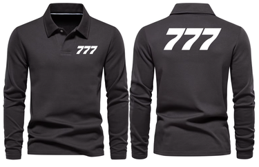 BOEING 777 LONG SLEEVE POLO